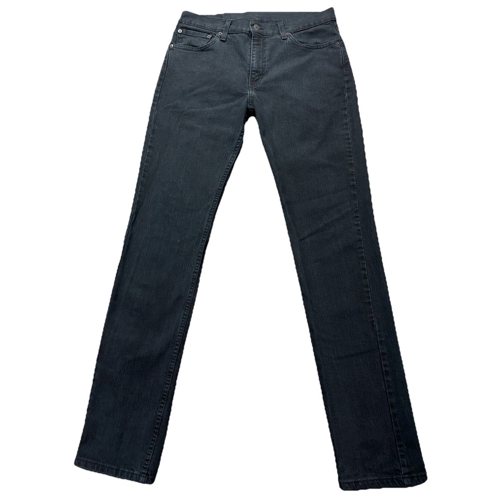Levis 511 Jeans Mens 32x34 Black Slim Fit Stretch Denim Workwear Academia